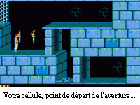 une photo d'Ã©cran de Prince Of Persia (Atari ST) sur Atari ST